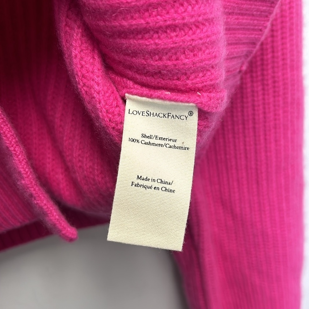 LoveShackFancy Avignon cashmere bow cardigan - Picture 7 of 8